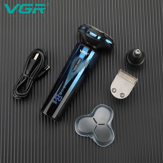 Електробритва для бритья VGR 3 в 1 V-303, Электробритва для профессионального бритья QU-22 Львов - изображение 2