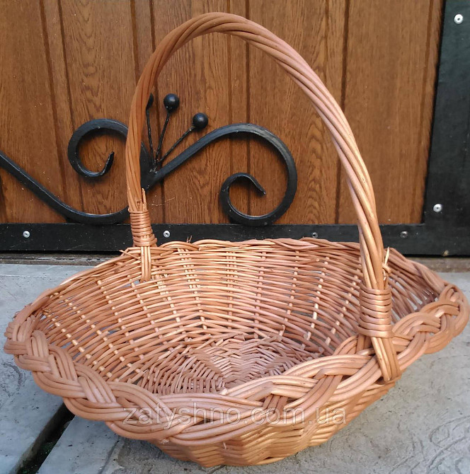 Кошик плетений великий Київ - фото 4