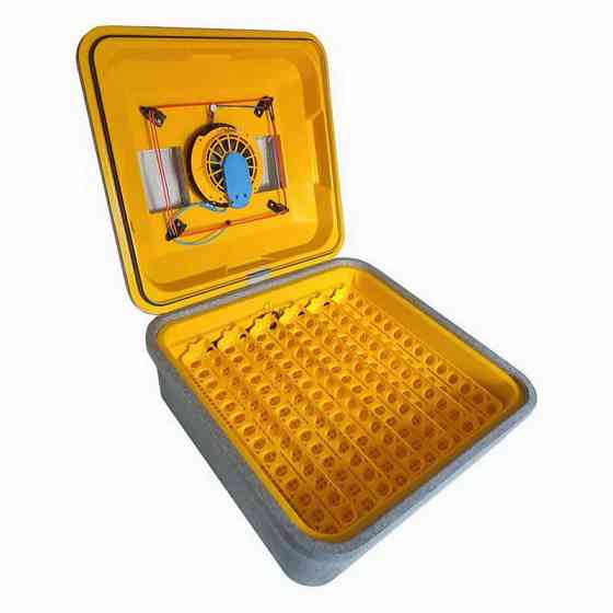 Автоматичний інкубатор для курячих яєць Теплуша ПРО АКВА-88 12/50 ТАВ ТЕНовий з живленням 2в1 12В та 220В Київ