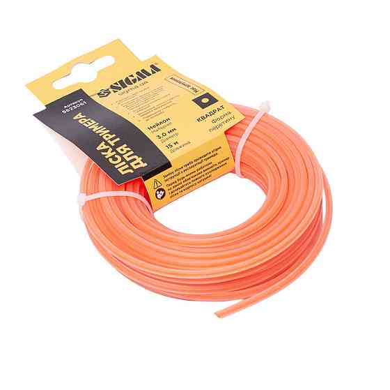 Волосінь для тримера армований квадрат Ø 3.0 мм 15 м SIGMA (5623061) Київ