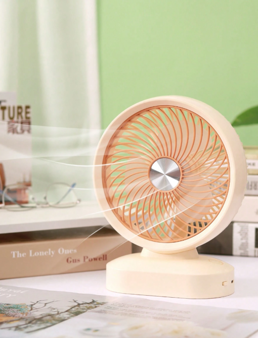 Настільний Портативний вентилятор 1200мАч ZB120A від USB, з трьома лопатями, 3 швидкості Одеса - фото 6
