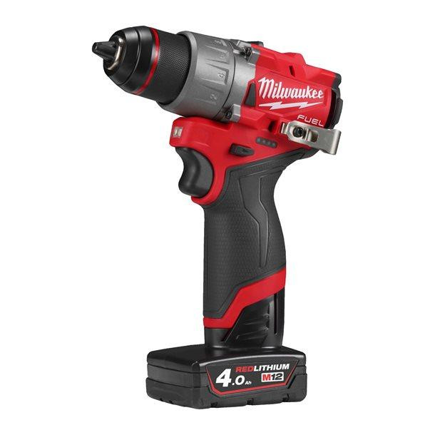 Дриль-шурупокрут акумуляторний MILWAUKEE, M12 FDD2-402X (+ заряд.пристрій, 2 акум., HD кейс) Одеса - фото 3