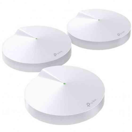 Система WiFi TP-LINK Deco M5 3 pcs, AC1300, 1xGE LAN, 1xGE WAN, MESH, MU-MIMO, Beamforming (DECO-M5-3-PACK) Київ