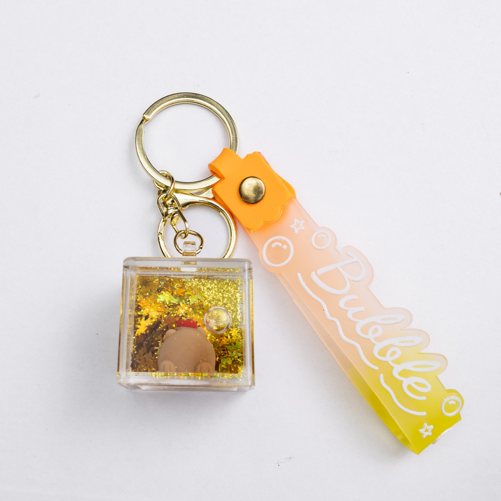 Дитячий брелок Капібара Cube 3.5×3.5×3.5 (см) для ключів, на сумку і рюкзак (рандом) HP-55-34BR Київ - фото 4