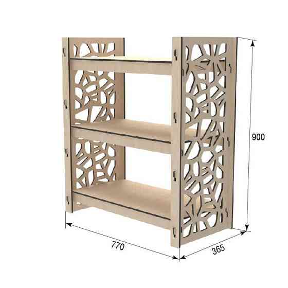 Стеллаж из фанеры EKOSTAR 770х365х900 Киев