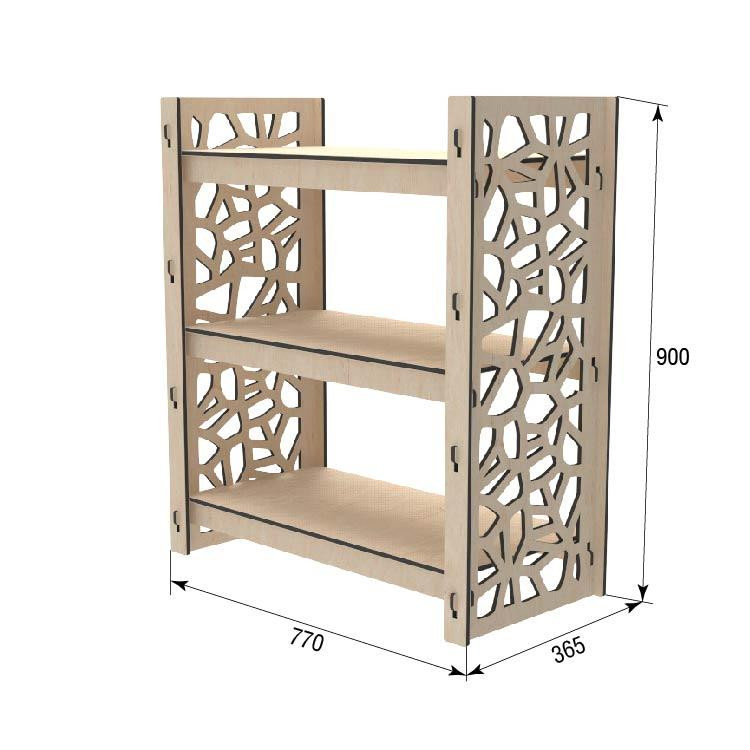 Стеллаж из фанеры EKOSTAR 770х365х900 Киев - изображение 3