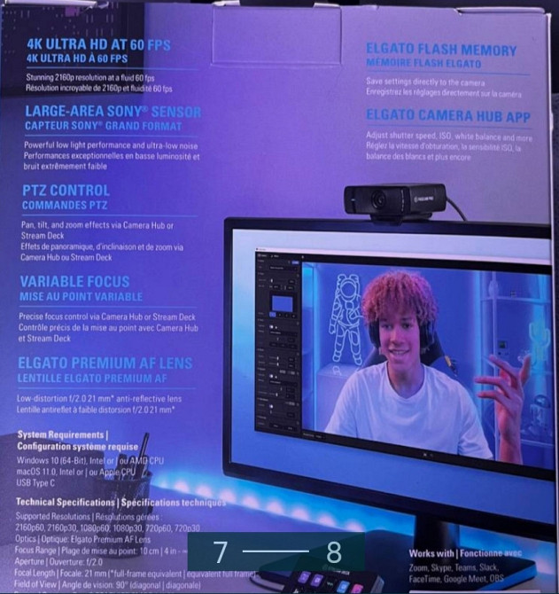 Веб-камера: Elgato Facecam Pro 4K. Киев - изображение 7