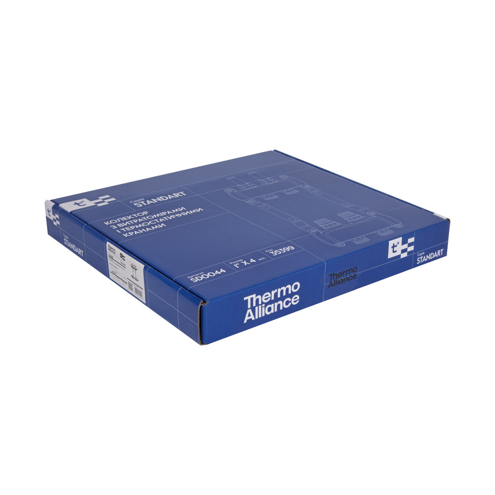 Колектор із витратами Thermo Alliance Standart 1" 4 виходи SD0044 Київ - фото 10