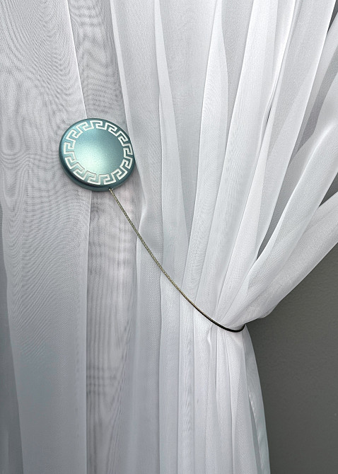 Магниты для штор и гардин Афина 2 шт Голубой (81-264) Киев - изображение 4