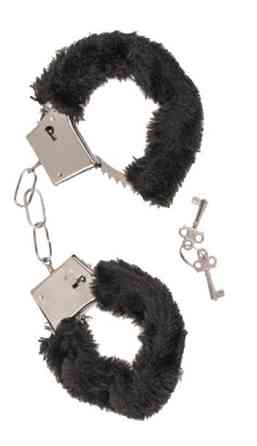 Наручники Plush Handcuffs With Keys Black Sex Aura Київ
