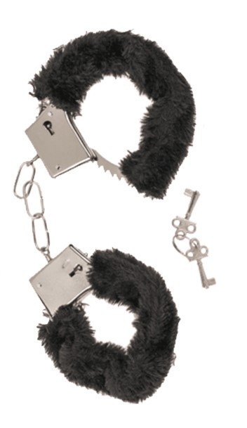 Наручники Plush Handcuffs With Keys Black Sex Aura Київ - фото 2