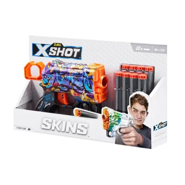 Швидкострільний бластер X-Shot Skins Menace Spray Tag 8 патронів (36515D) Харків - фото 3