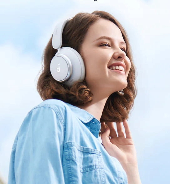 Bluetooth-Гарнітура Anker SoundCore Space Q45 White (A3040G21) ( Білий ) Харьков - изображение 10