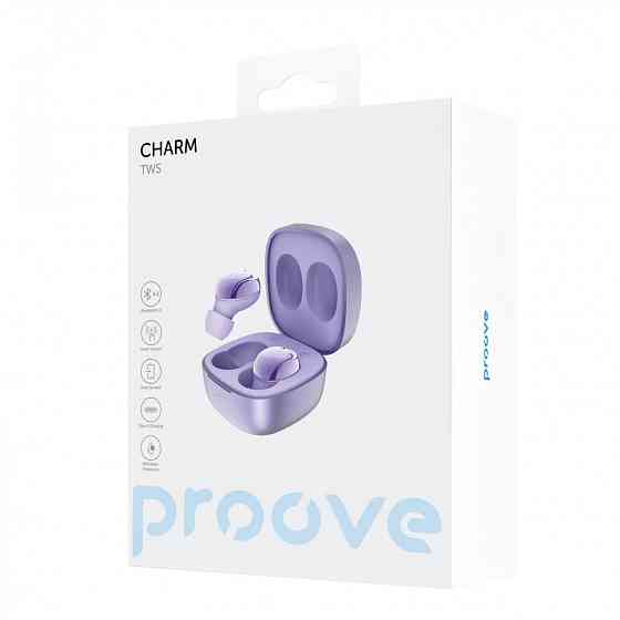 Бездротові навушники Proove Charm TWS фіолетові Львів
