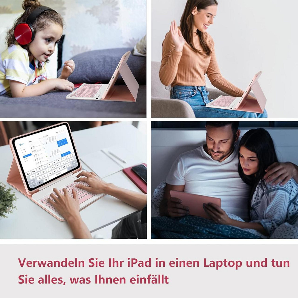 Чохол клавіатура для iPad A16 2025/iPad 10-го покоління (2022) A2696 / A2757 / A2777 Дніпро - фото 8