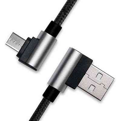 Дата кабель USB 2.0 AM to Micro 5P 1.0m Premium black REAL-EL (EL123500031) Винница