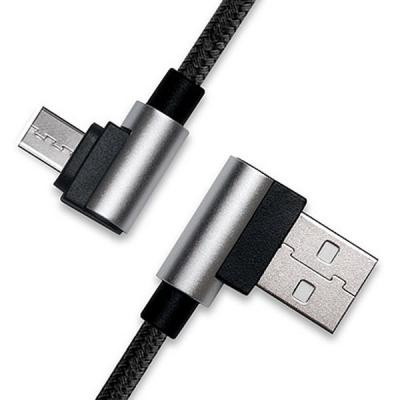 Дата кабель USB 2.0 AM to Micro 5P 1.0m Premium black REAL-EL (EL123500031) Винница - изображение 2