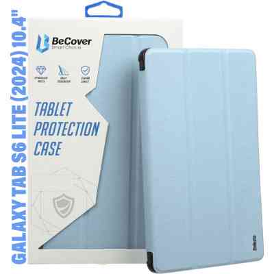 Чехол для планшета BeCover Soft Edge Stylus Mount Samsung Tab S6 Lite (2024) 10.4" P620/P625/P627 Light Blue (710841) Винница