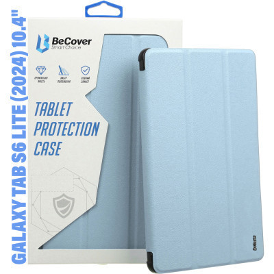 Чехол для планшета BeCover Soft Edge Stylus Mount Samsung Tab S6 Lite (2024) 10.4" P620/P625/P627 Light Blue (710841) Винница - изображение 1