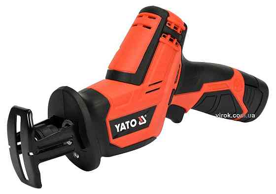 Пила шаблева акумуляторна YATO : Li-Ion 12 В, 2 Агод, хід полотна- 12.7 мм + 2 полотна [6] Одеса