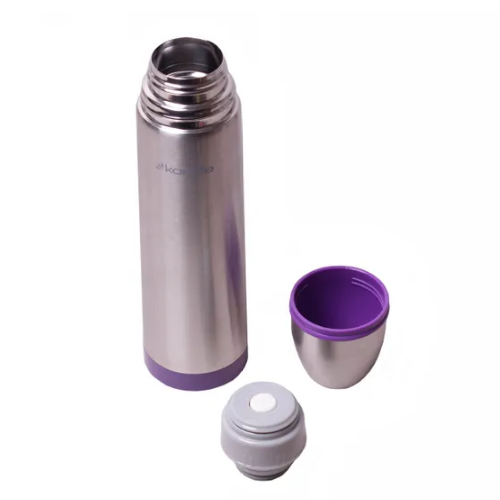 Термос 1000мл з пластик.вставками нержавіюча сталь (червоний,блакит.,зелен.,фіолет.) KAMILLE 2059B Житомир - изображение 9