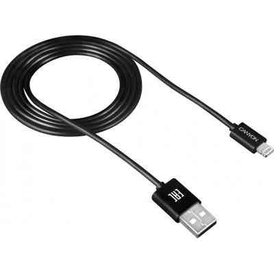Дата кабель USB 2.0 AM to Lightning 1.0m Black Canyon (CNE-CFI1B) Винница