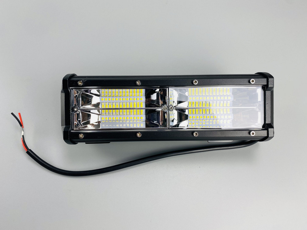 Фара LED прямокутна 144W 6000K (48 діодів) (24 см х 8 см х 6 см) Мукачево - фото 9