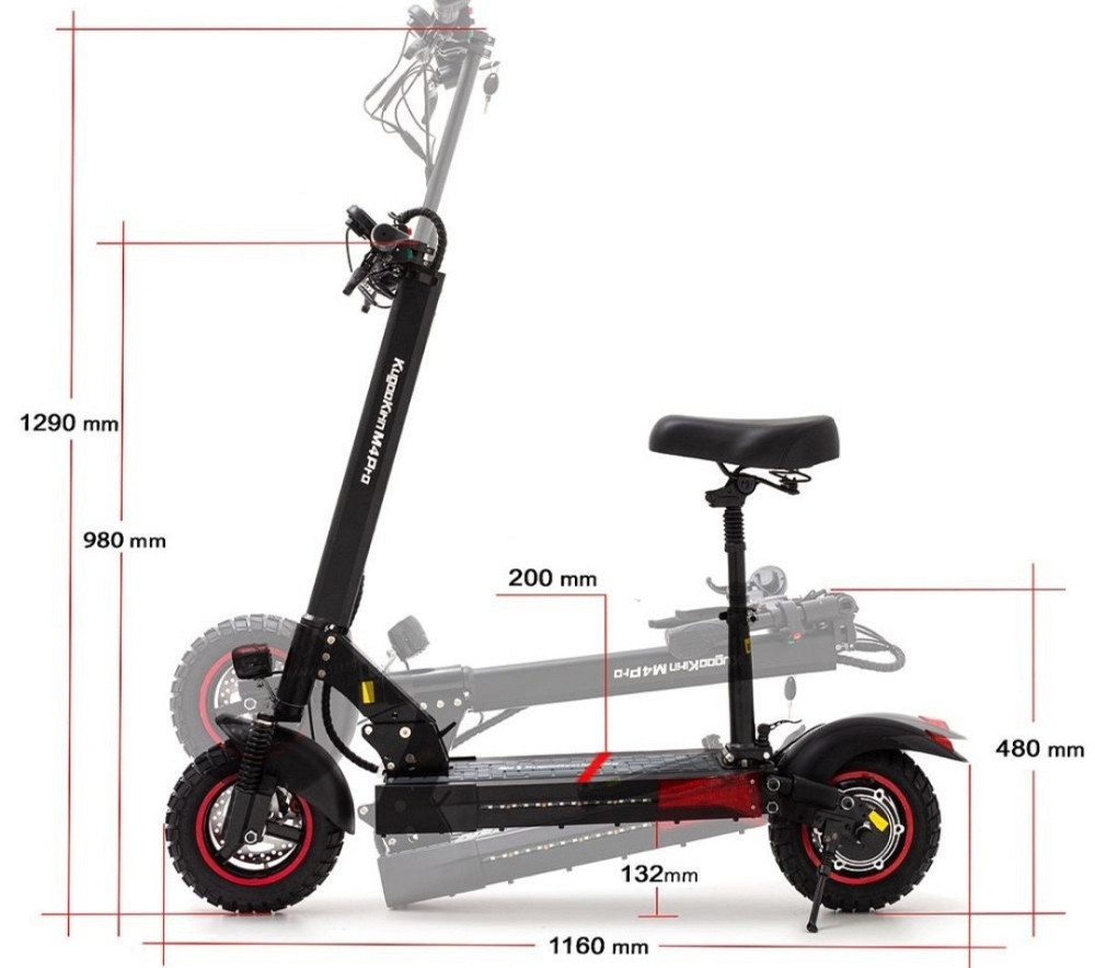 Електросамокат KUGOO Kirin M4 PRO 2025 (1000W 48 V 18 Ah) Харків - фото 3