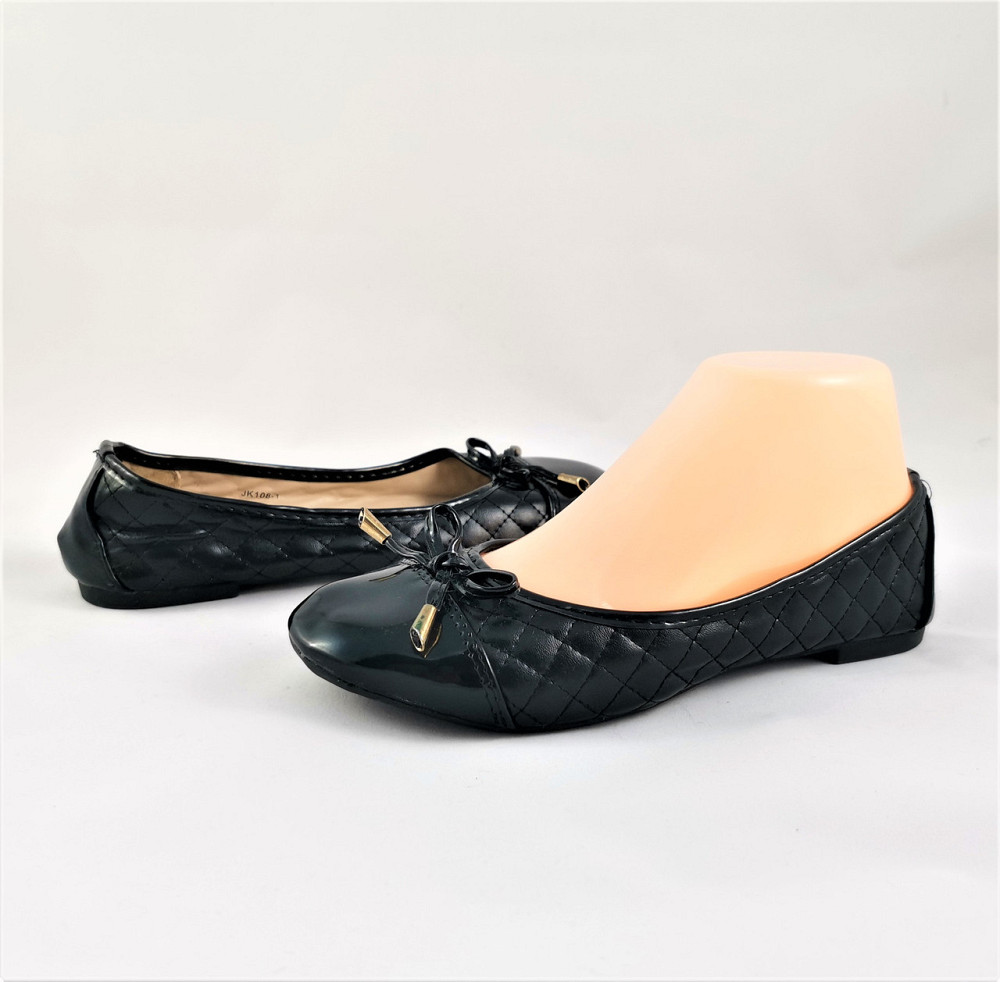 Женський Балетки Чорні Мокасини Туфлі (розміри: 36, 37,38,39) - 08-1 Дніпро - фото 2