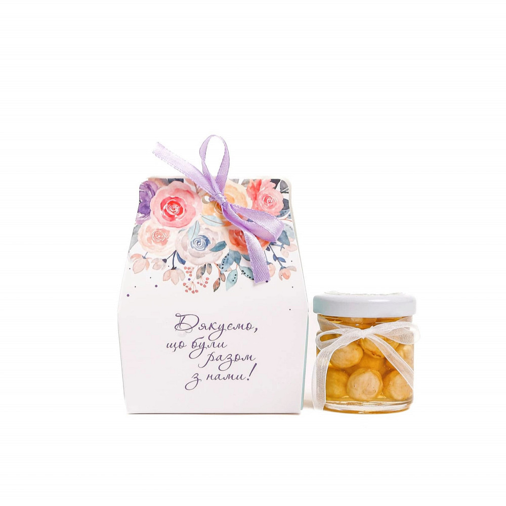 Бонбоньерки на свадьбу, с медом и фундуком. 