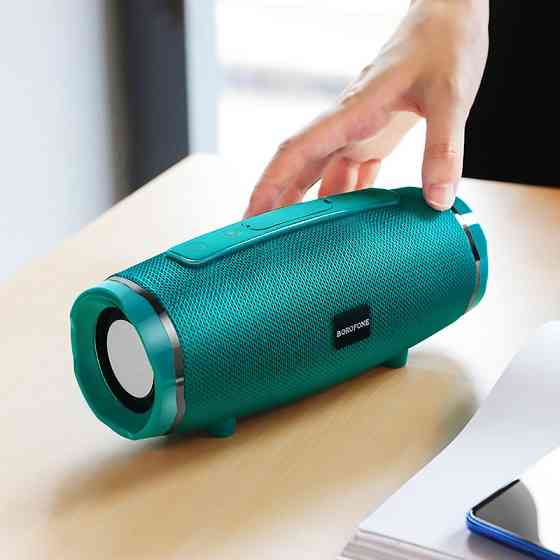 Портативна колонка BOROFONE BR3 Rich sound sports wireless speaker Peacock Blue Киев