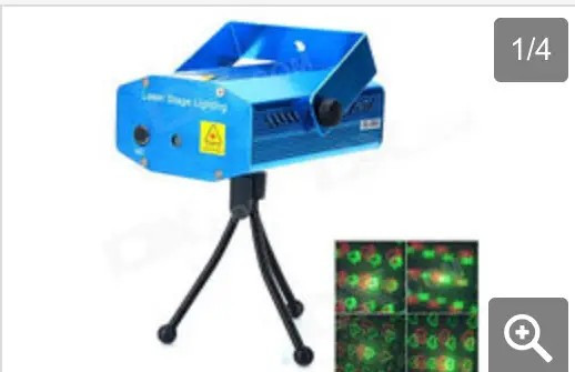 Лазерний проєктор точковий 4v1 LZ-41/4053 (30 ши/ясть) Одеса - фото 2