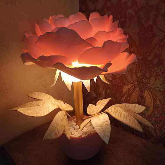 Світильник-нічник "Півонія Рожеві мрії" Дніпро