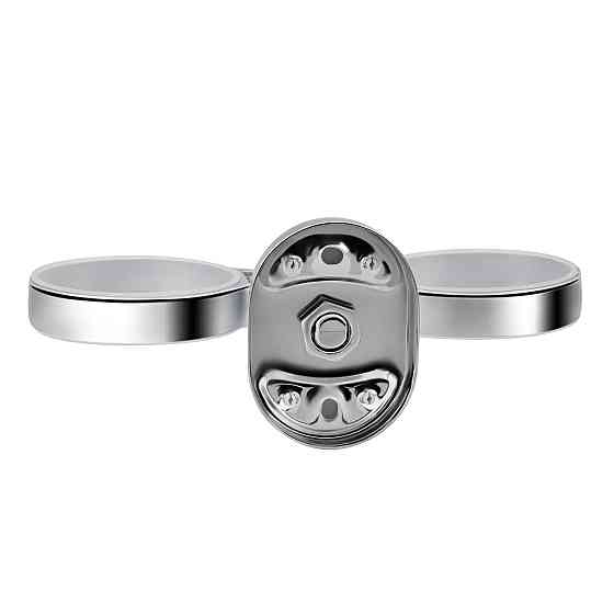 Склянка подвійна з тримачем для зубних щіток Kroner KRM Elbe - ACG2908 Київ