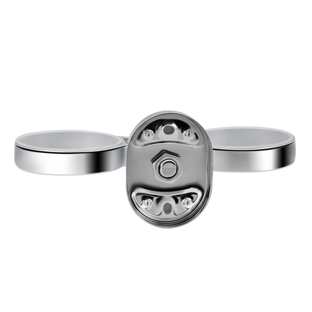 Склянка подвійна з тримачем для зубних щіток Kroner KRM Elbe - ACG2908 Київ - фото 4