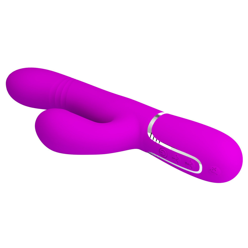 Вибромассажер с поступательным движением серии Pretty Love - Mariana Twinkled Purple 7 vibration Sex Aura Киев - изображение 7