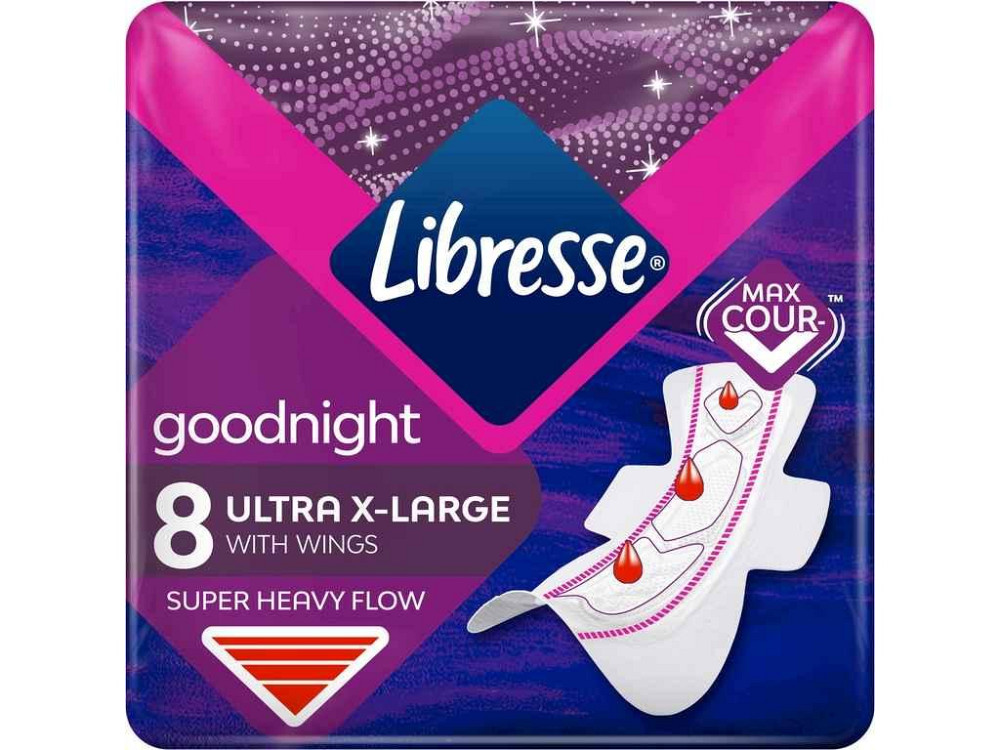 Прокл гіг Ultra Night Extra 8шт 8крап ТМ Libresse   Solmir Київ - фото 1