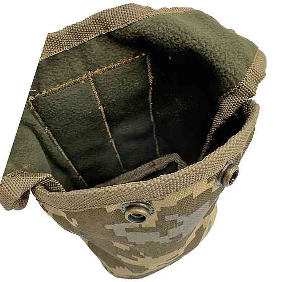 Фляга армійська 1л в чохлі Molle Піксель (фляга тактична польова індивідуальна) Киев