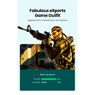 Контролер Ugreen PCI-E 3.0 for SSD M.2 (NVMe) x4 CM302 (70503) Вінниця - фото 9