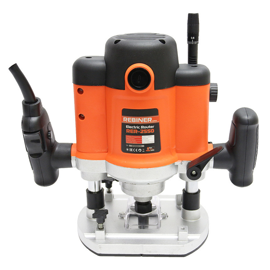 Фрезер Rebiner RER-2550 (2000Вт, цанги 8/12 мм) + набір фрез – Гарантія 36 міс Львів - фото 6