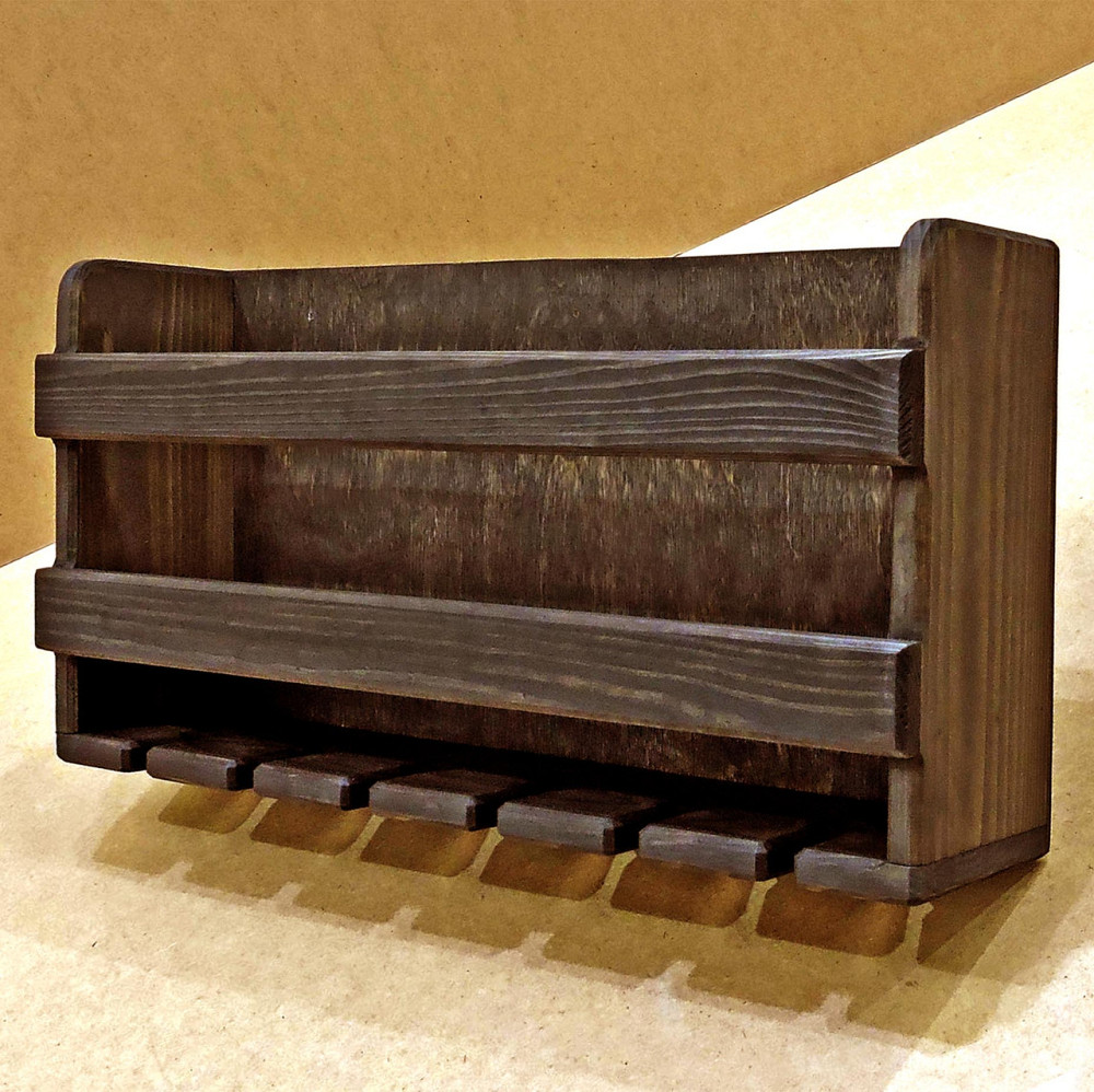 Настінна винна полиця "Кавасакі" капучино Миколаїв - фото 1