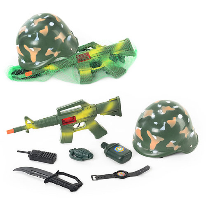 Детский игровой набор Военного 8011 каска+ 7 предметов Винница - изображение 1