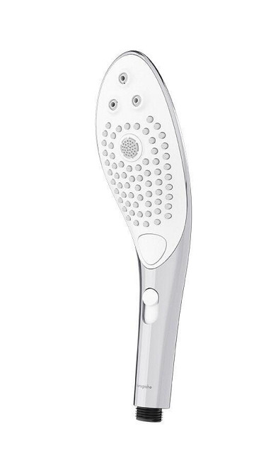 Насадка-стимулятор для душу 2в1 Womanizer Wave Chrome, масажер для інтимних зон Sex Aura Київ - фото 1