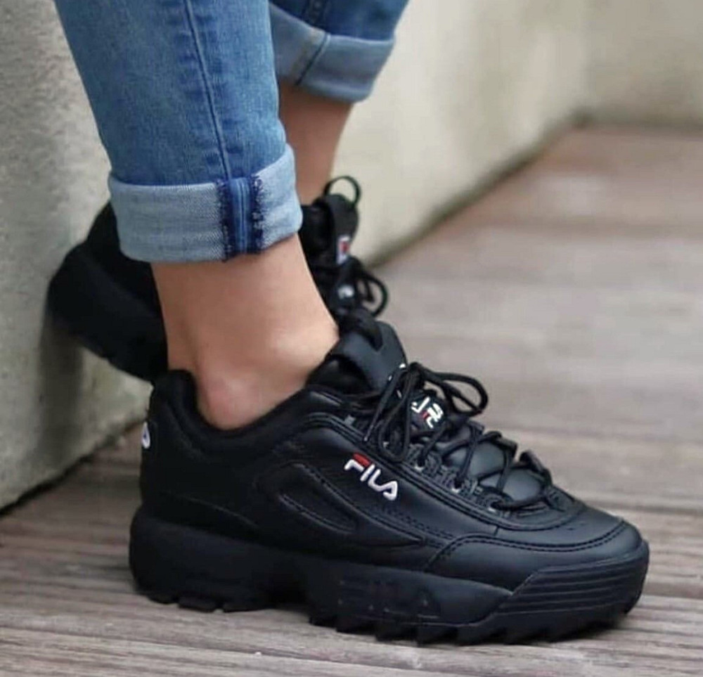 Кросівки FILA Disruptor Чорні Жіночі Філа (розміри: 36,37,38,39) Відео Огляд Дніпро - фото 6