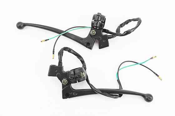 Важелі керма лівий, правий з кріпленням під дзеркало, к-кт 2шт (М10 правая) GY6 125-150 Київ