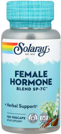Растительный комплекс Solarary Female Hormone Blend SP-7C, 100 вегетарианских капсул Киев