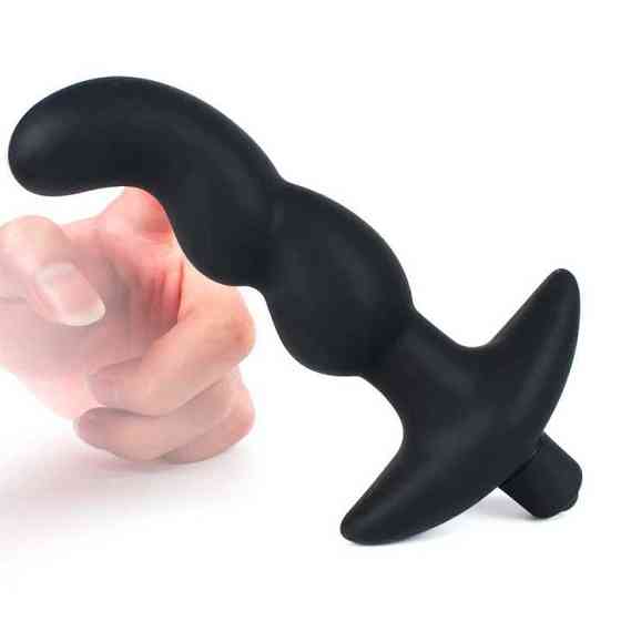 Анальный вибратор 10 режимов вибрации - Чёрный – Анальные игрушки Винница