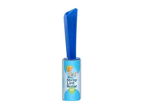 Валик для чищення універсальний спіральний з ручкою 40 листів ТМ Sticky Lint Roller Solmir Київ