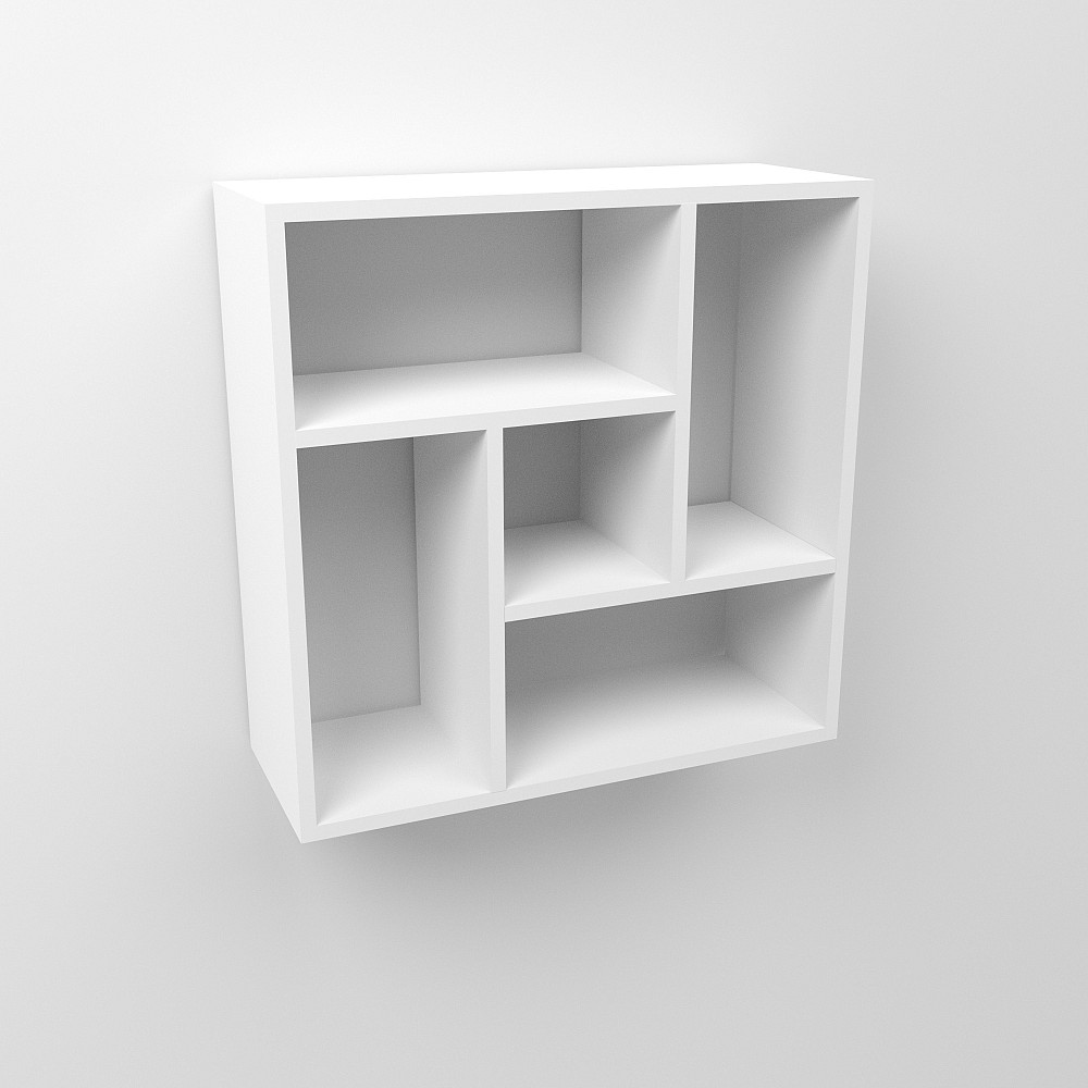 Полиця навісна П-3, Білий, 610/230/610 Львів - фото 4