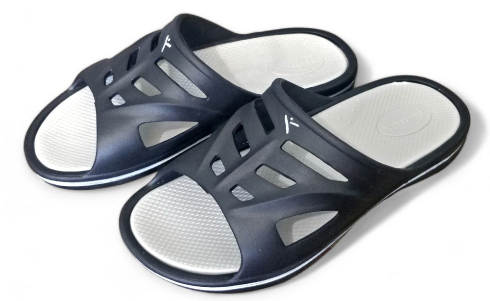 Чоловічі шльопанці анатомічна устілка підвійна підошва чорні Одеса - фото 2